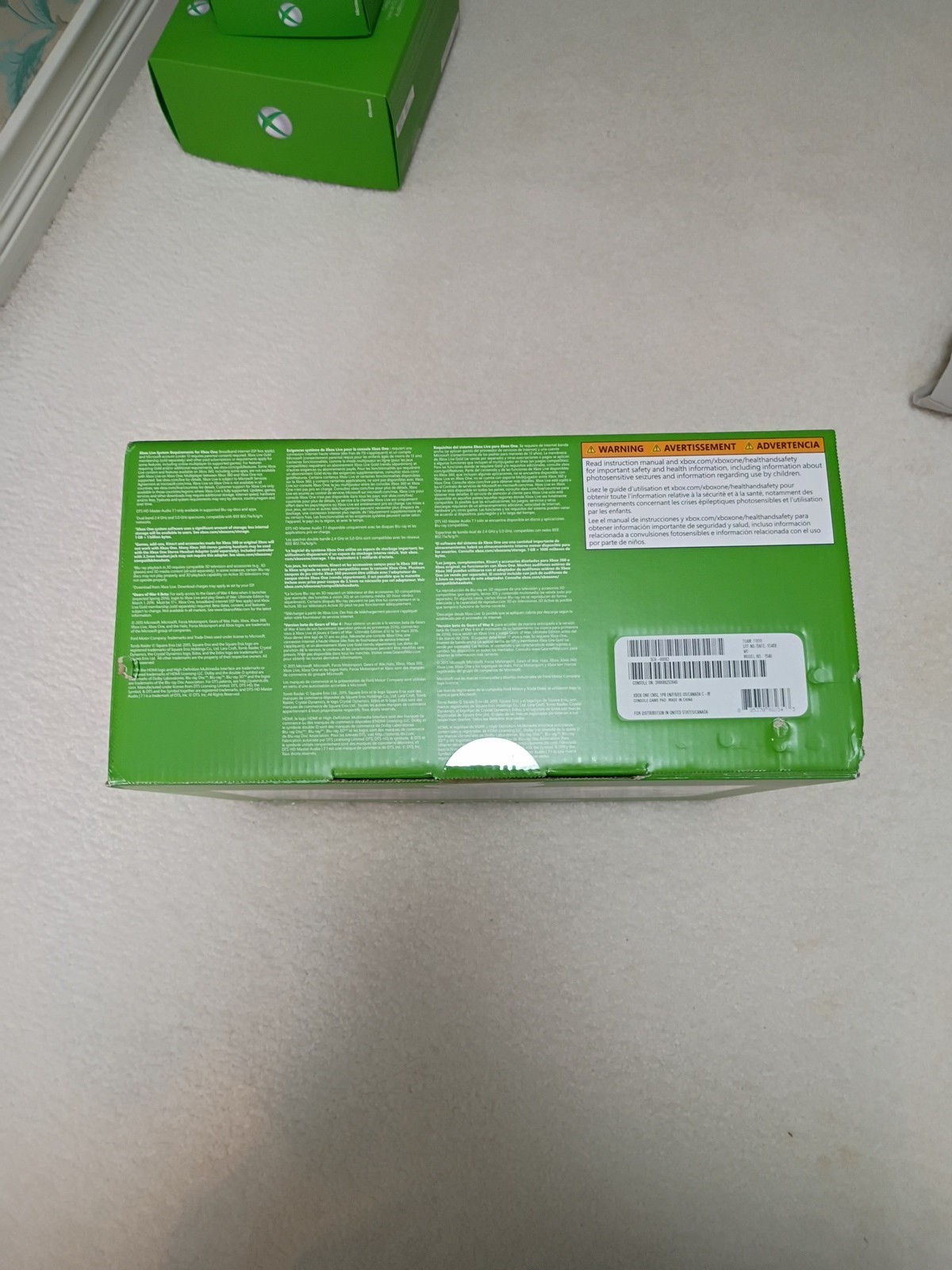 Xbox One 500GB Gears of War Ultimate Edition Console Box Only (NO CONSOLE + MORE