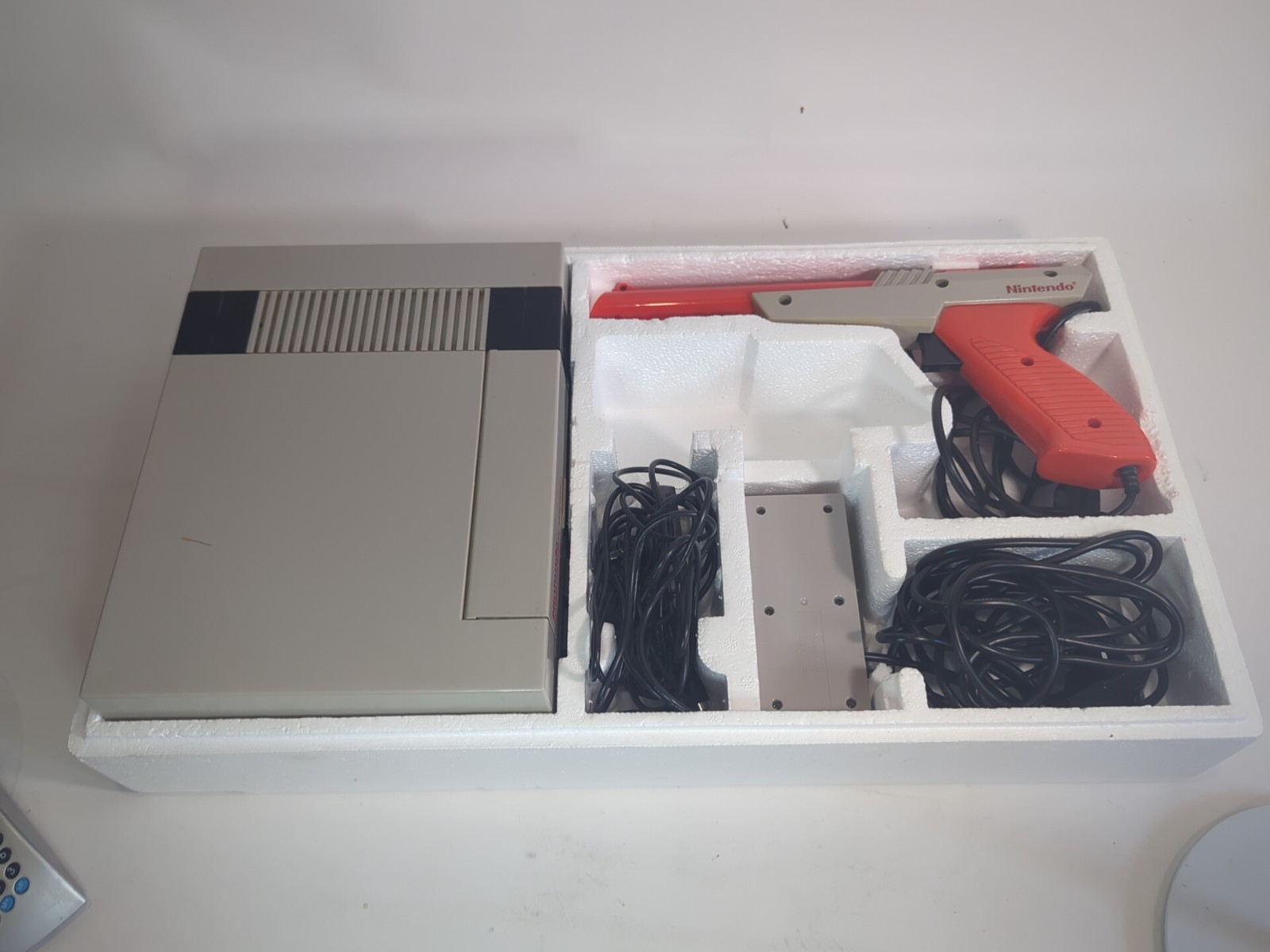 Nintendo NES Power Set With Original Box No Game Tested And Works