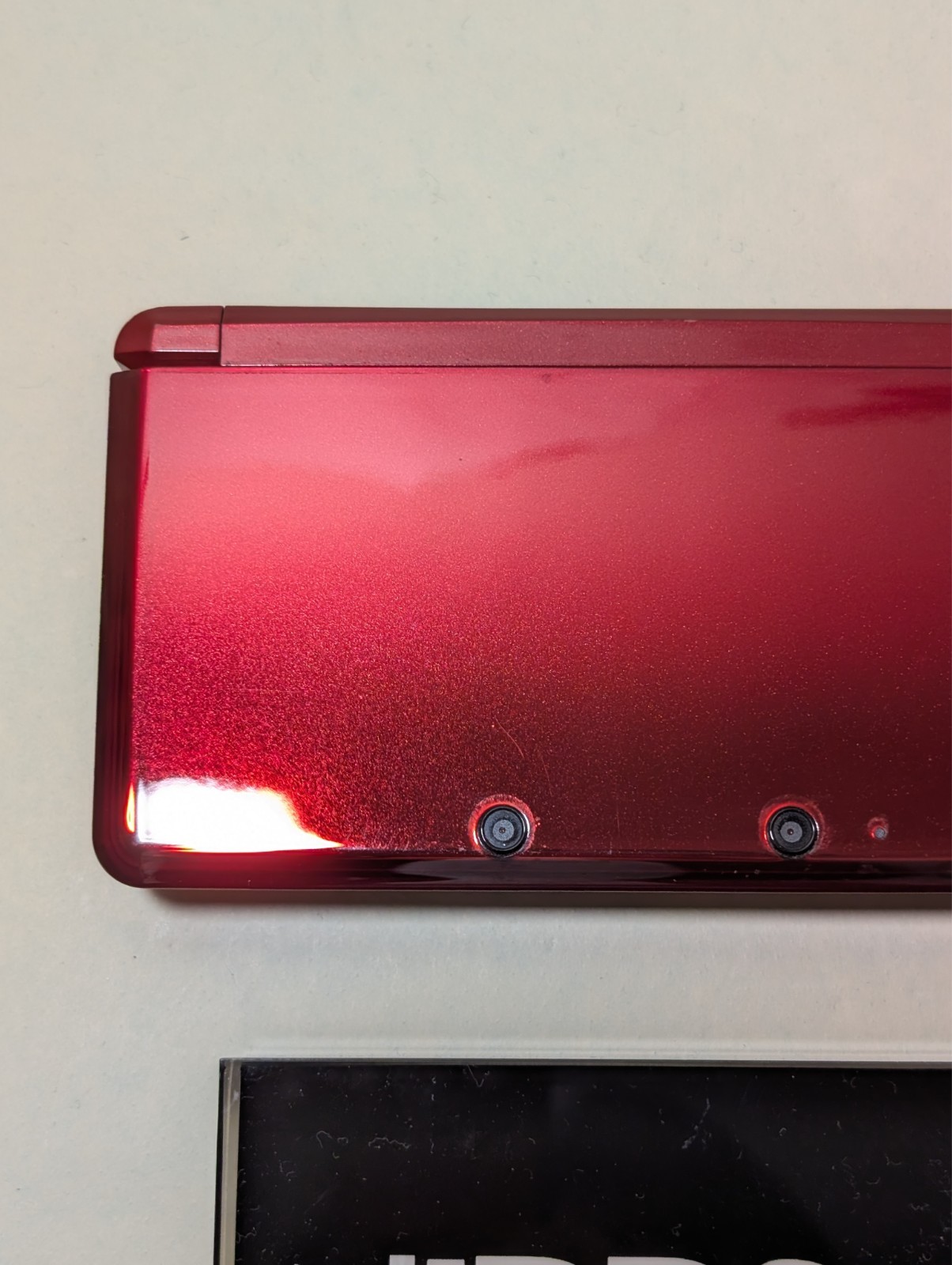 Nintendo 3DS Console Japan Ver Flare Red For Parts As-Is JUNK NTSC-J Region-Lock