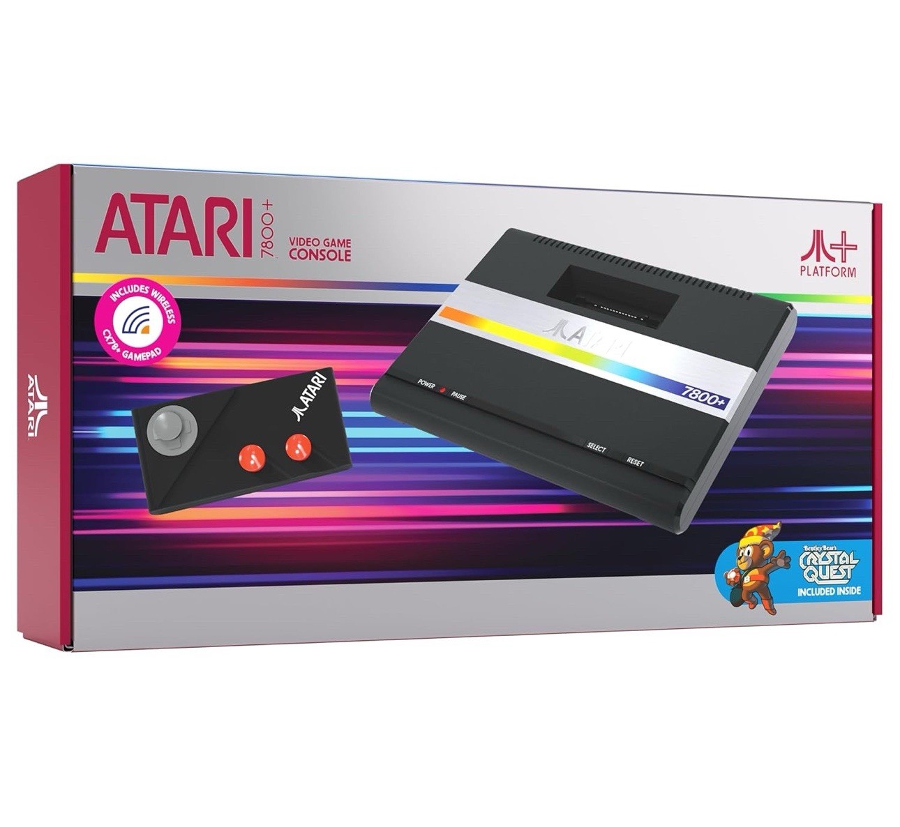🔥NEW🔥 Official Atari 7800+ Console with Game & Wireless Gamepad HDMI Output
