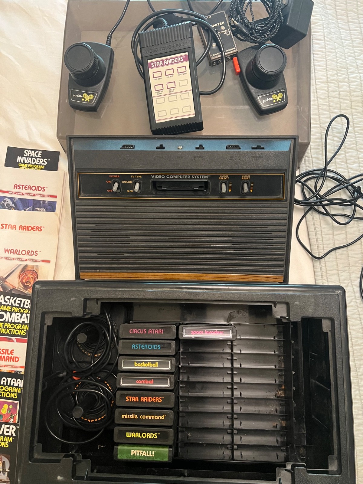 Atari 2600 with Games