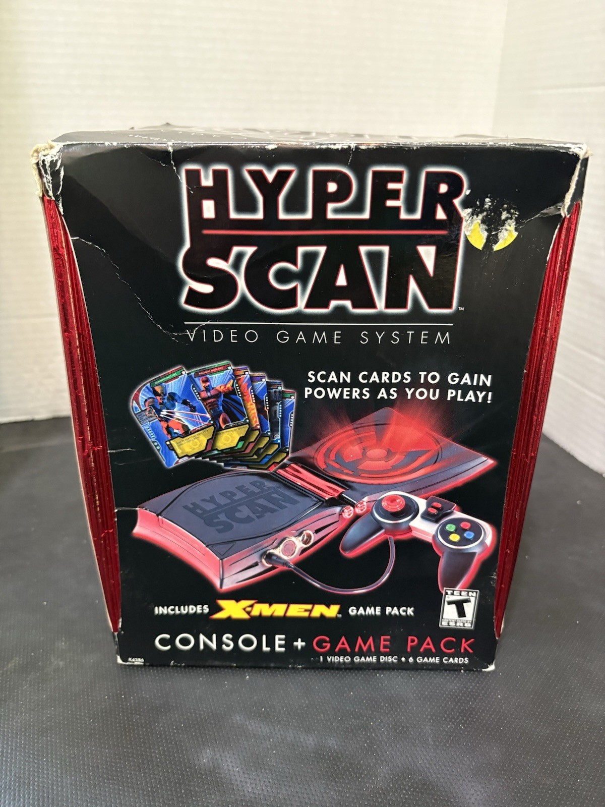 Mattel Hyperscan Black Console console+game pack X-MEN GAME PACK