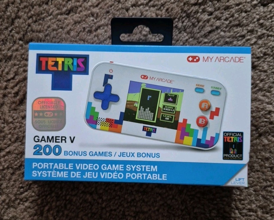 My Arcade Tetris Gamer V Portable Video Game System Handheld 201 Games 2.5″