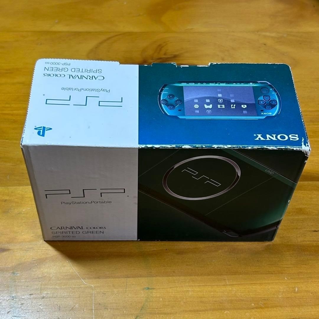 PSP 3000 console, Spirited Green 6286 From Japan