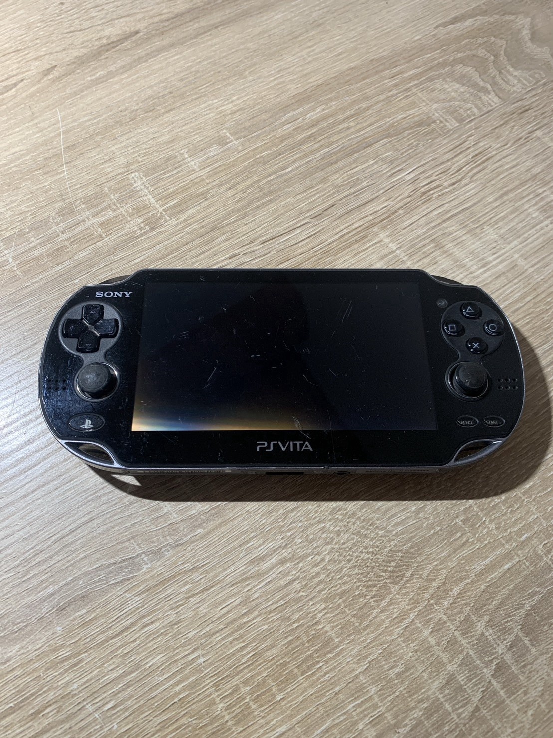 1318 PlayStation PS Vita PCH-1100 Crystal Black Normal TESTED