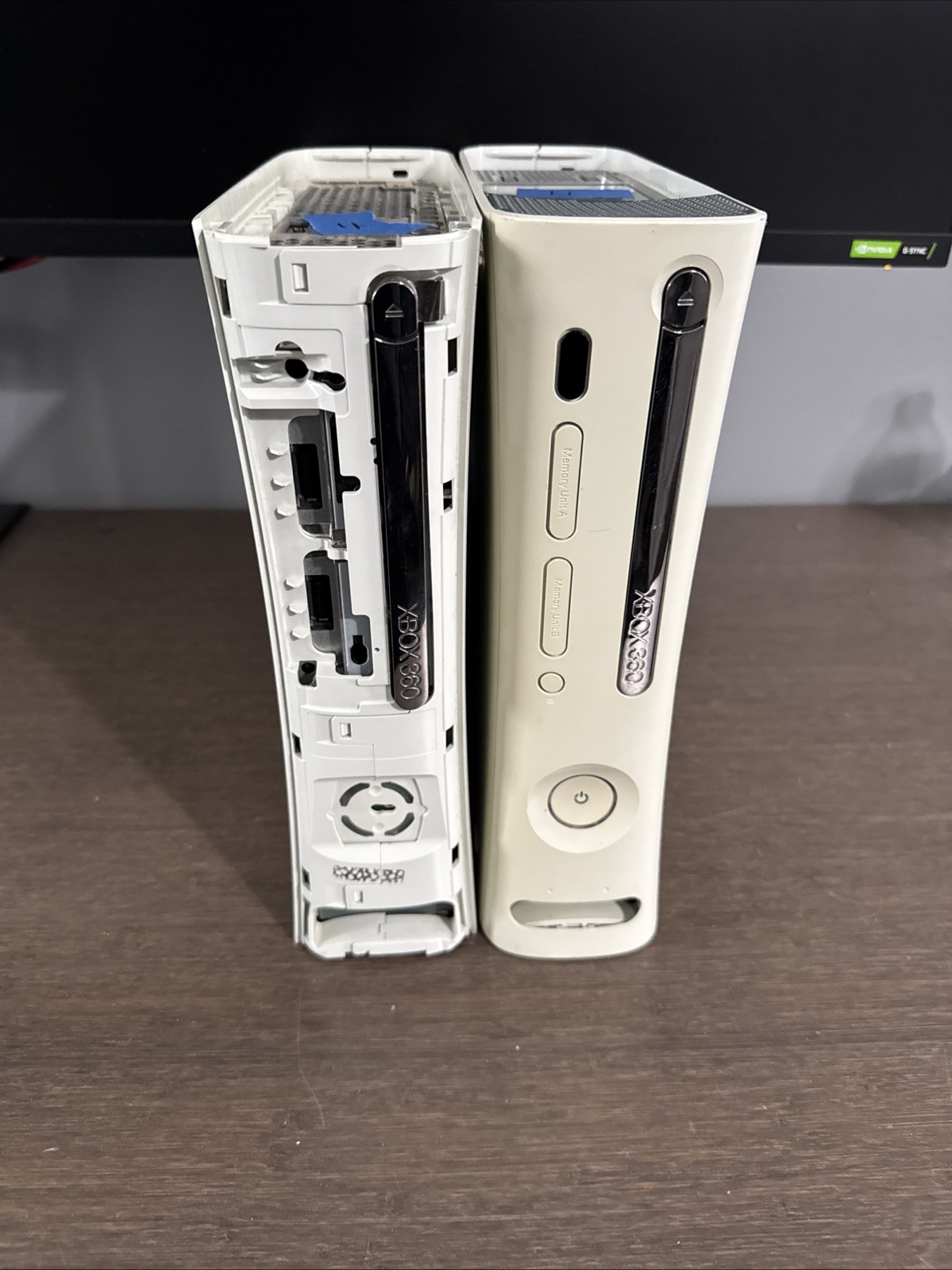 Lot of 2 Microsoft Xbox 360 Zephyr Consoles FOR PARTS OR REPAIR