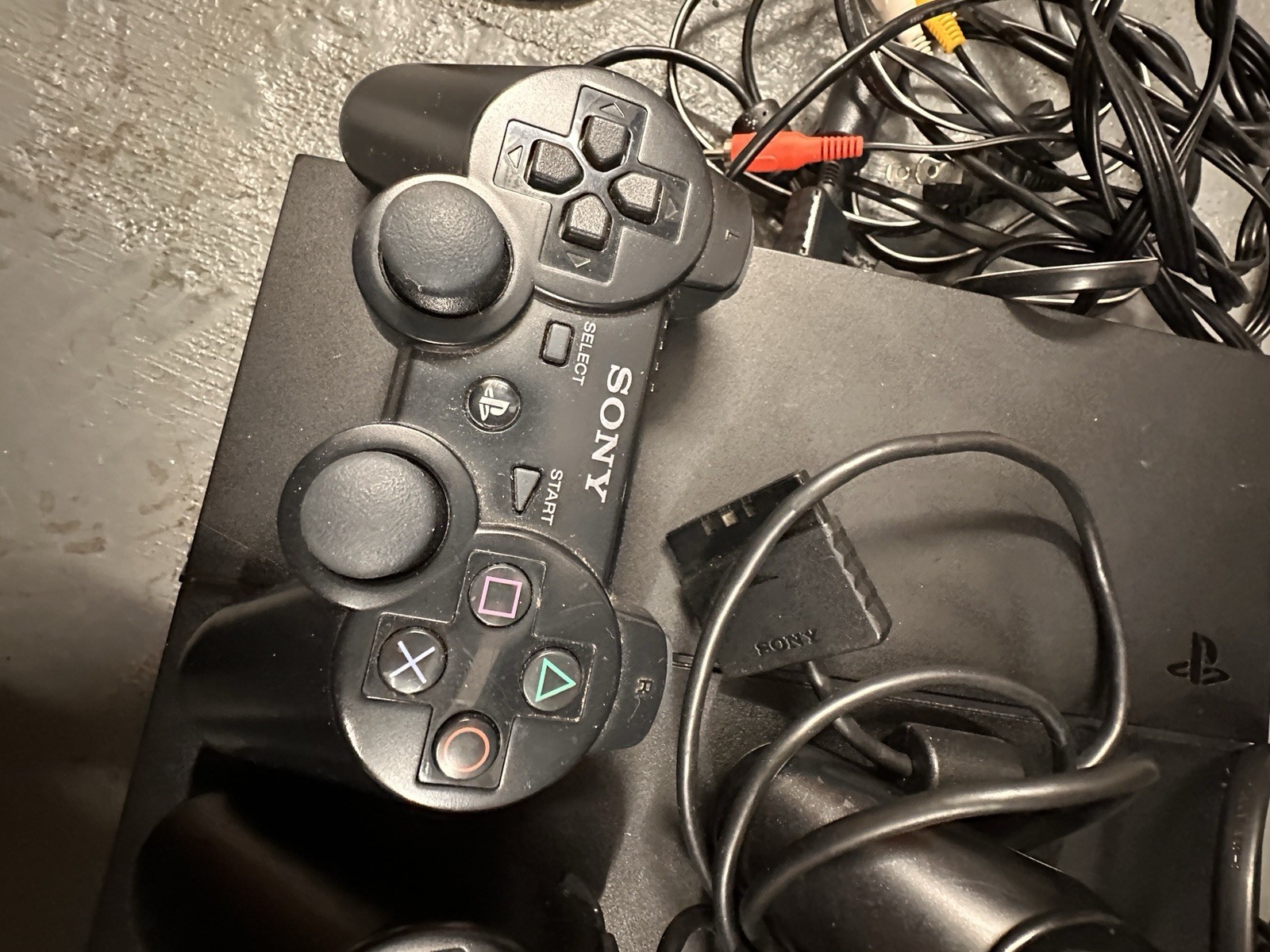 PS4 playstation With 3 Controllers as-is