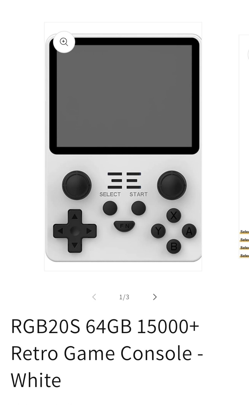 retro handheld gaming console