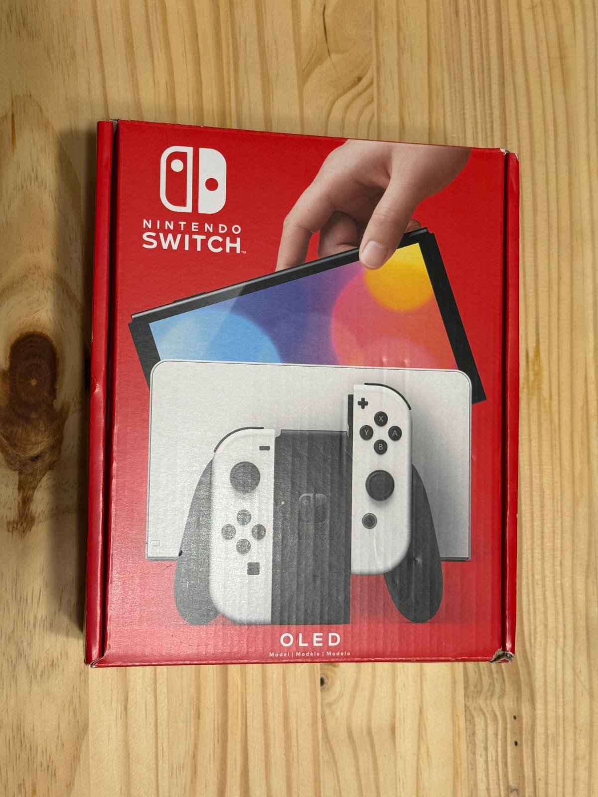Nintendo Switch OLED Handheld Console – 64GB – White with Case, 64GB SD, Grip