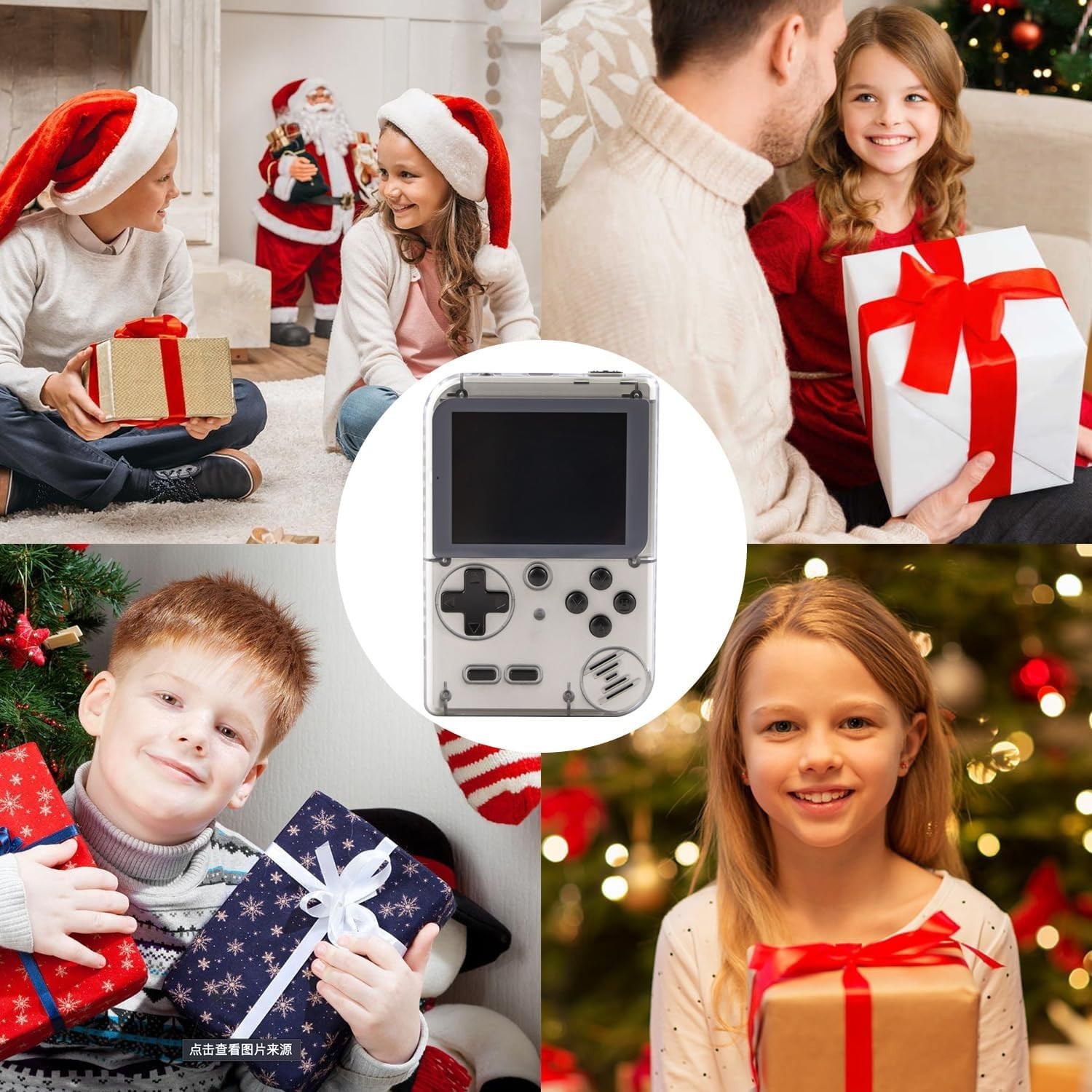 Compact Handheld Game Console for Boys & Girls: 400 Retro Games, Long Battery