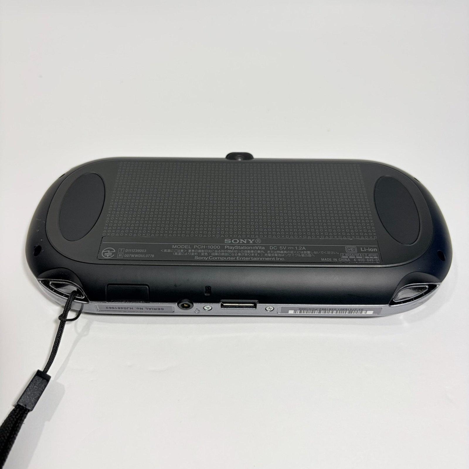 PlayStation PS Vita Wi-Fi Crystal Black PCH-1000 ZA01 Japan Console SONY