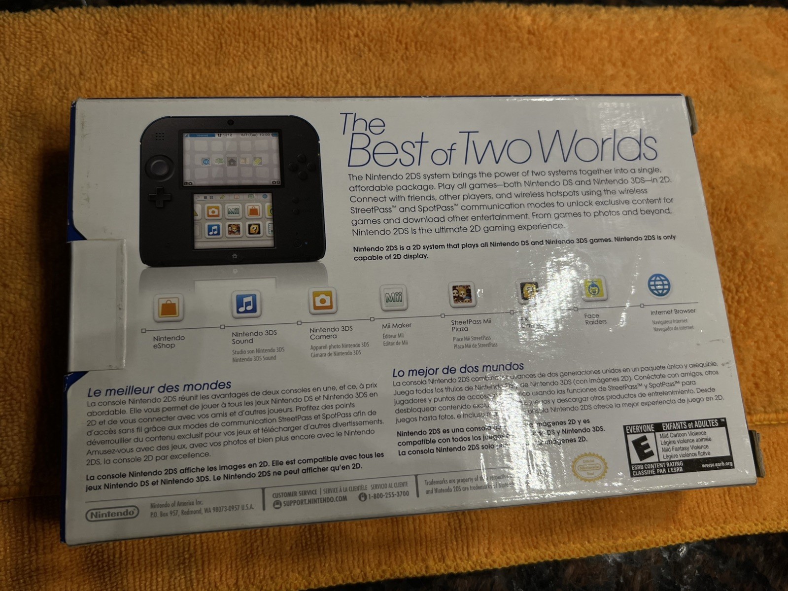 MINT/Collector Grade Nintendo 2DS Launch Edition – Blue/Black – UNOPENED