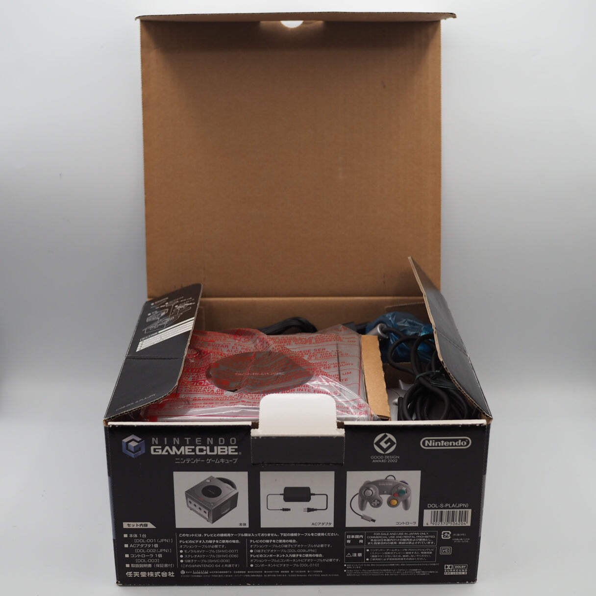 Nintendo GameCube Console System DOL-001 Silver Boxed Tested Modified NTSC-J GC