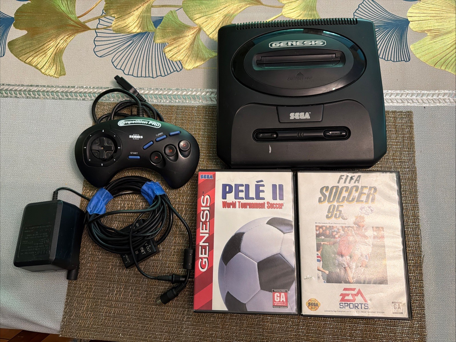 Sega Genesis Model 2 Console W/Pele 2 TESTED & WORKING