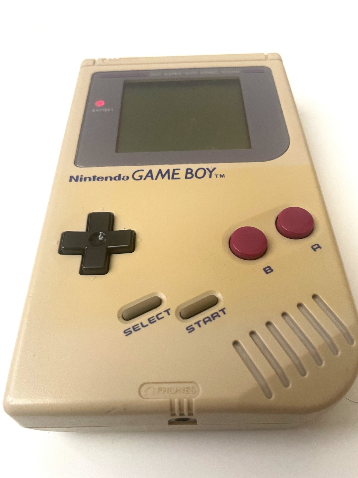 Nintendo Game Boy Console + Racing Damashii Tamagotchi Adapter Cable Bundle Set