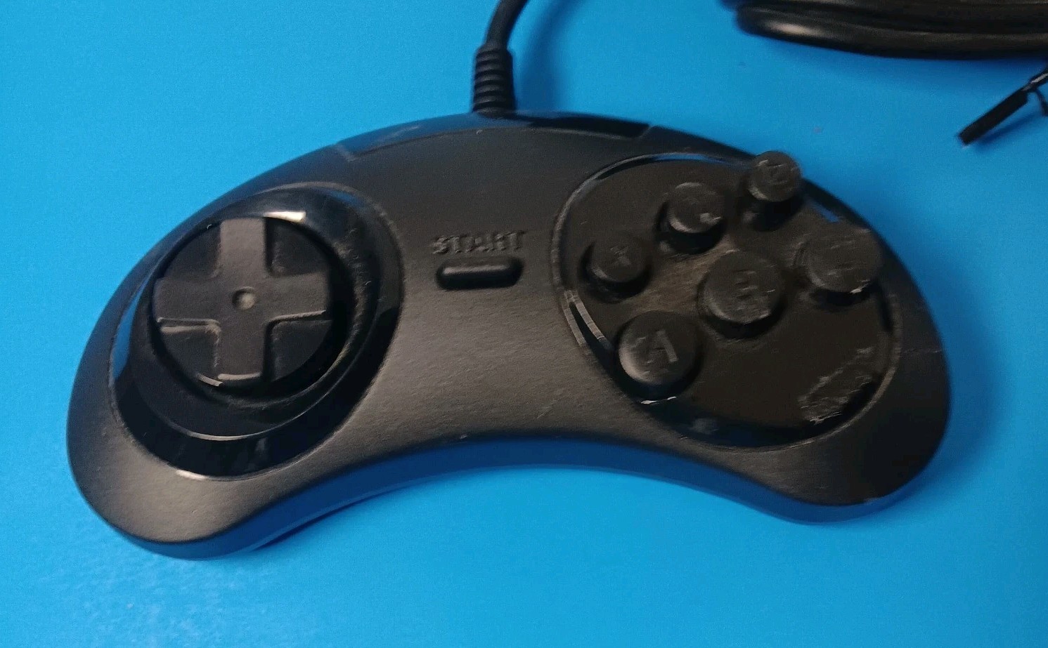 Sega Genesis AT Games Mini Console 2 Controllers Cords TESTED No AC Cable