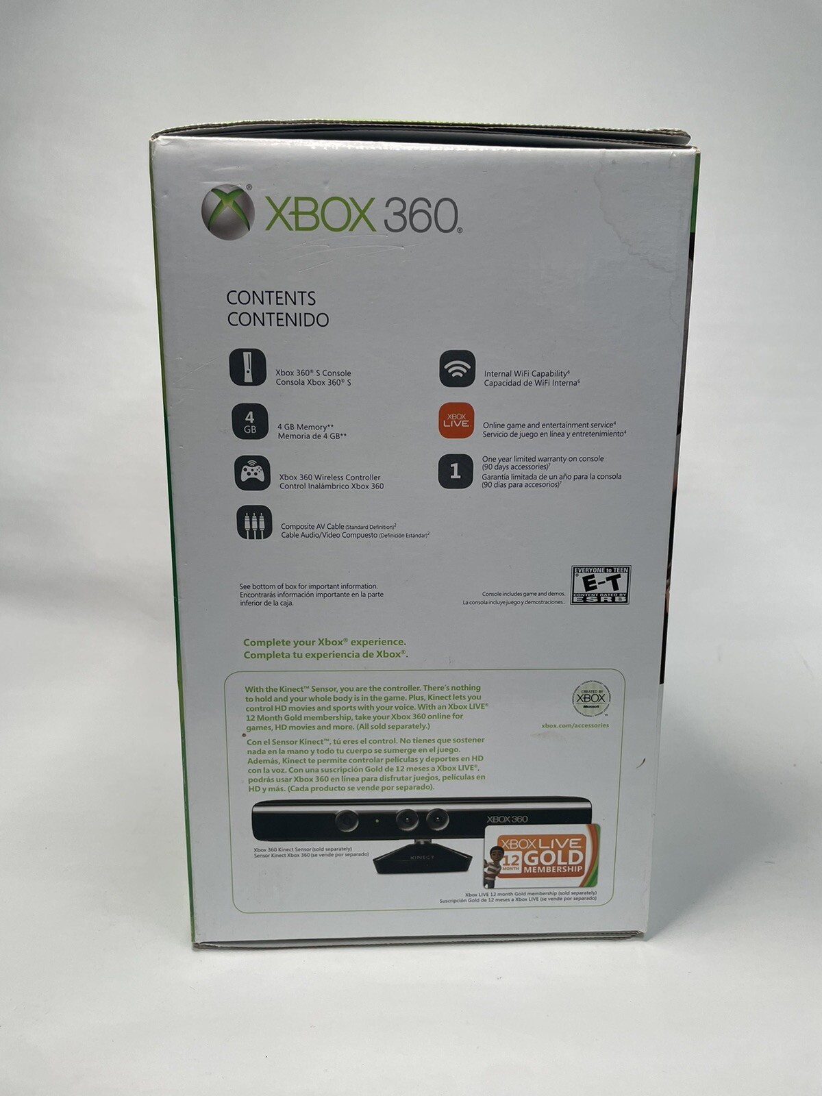 Microsoft Xbox 360 4 GB Black Console Brand New Sealed