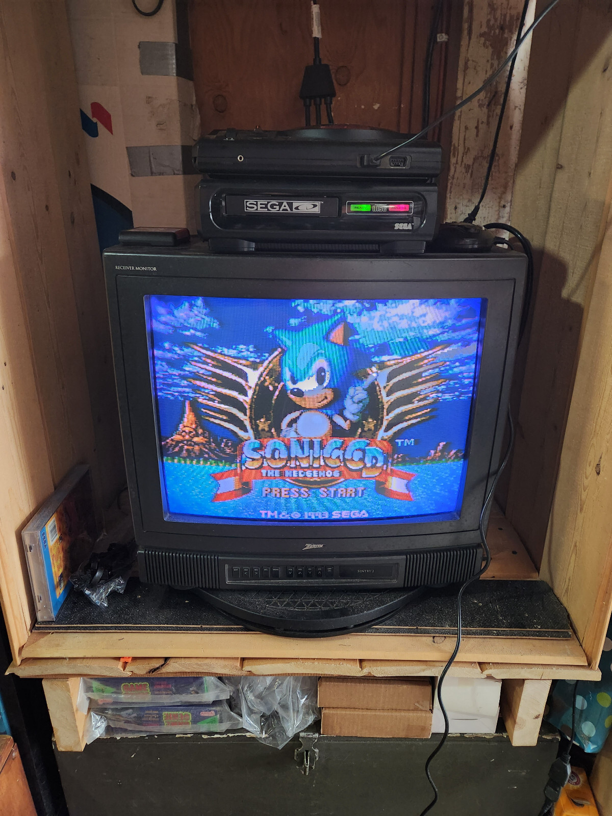 SEGA CD “Front Loading Model 1 Console” COMPLETE in Box! Very RARE! TESTED/XLNT!