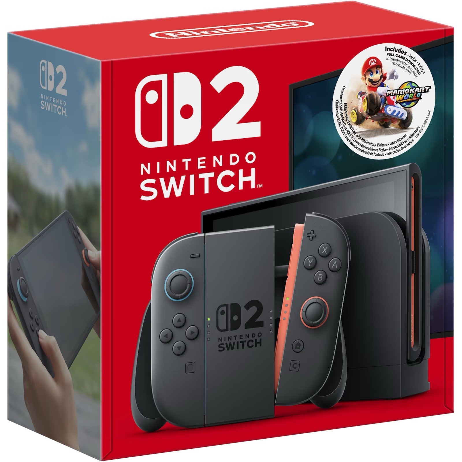 NINTENDO Switch 2 | Mario Kart World Console Bundle Sealed New ✅ | Ships Fast✅