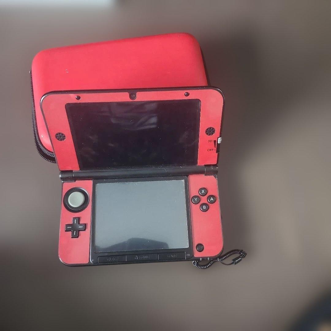 Nintendo 3DS LL XL console Red Black SPR-001 from japan USED
