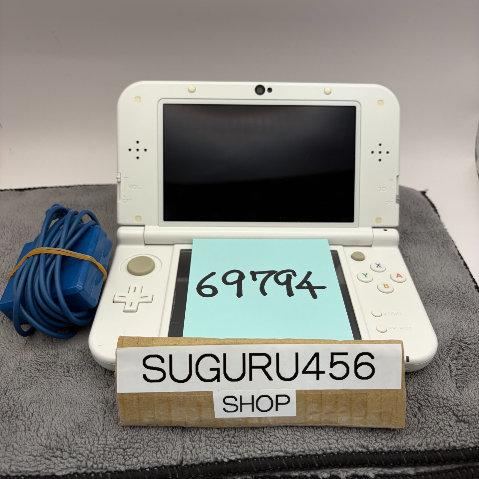 【Excellent5】Nintendo NEW 3DS LL XL Pearl White Mario Game Console From Japan