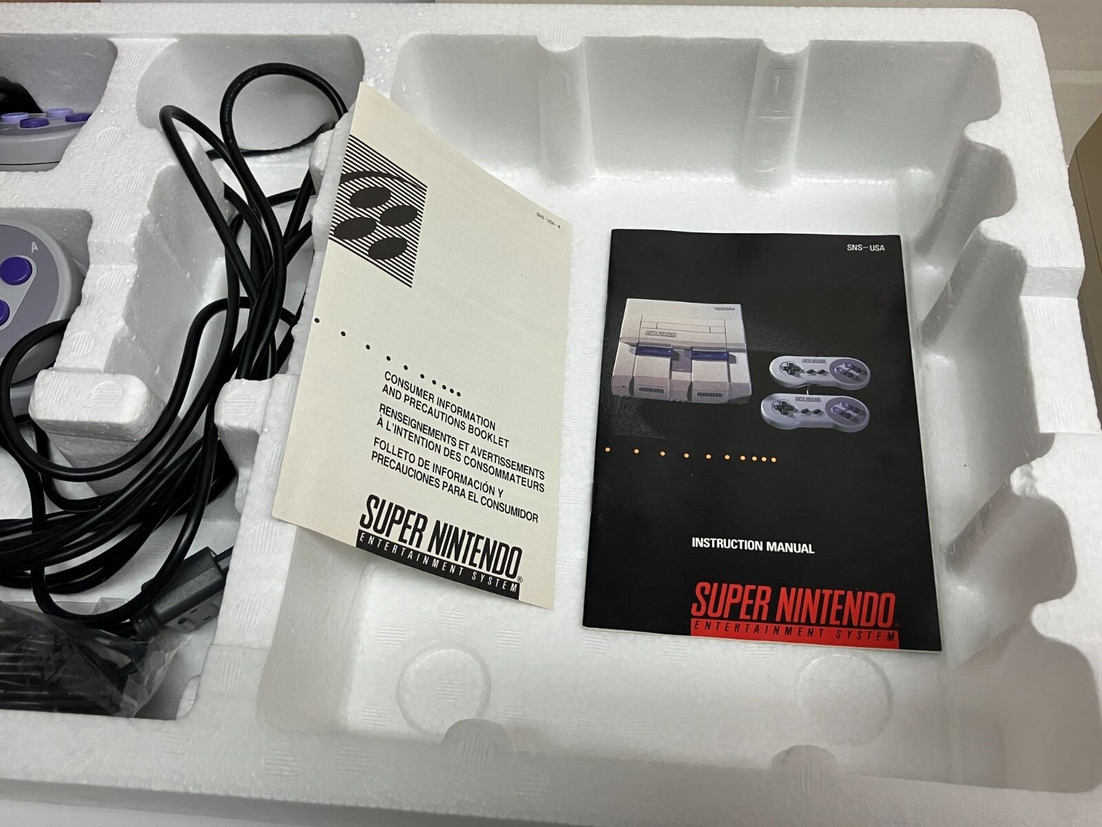Super Nintendo SNES Entertainment System Game Console
