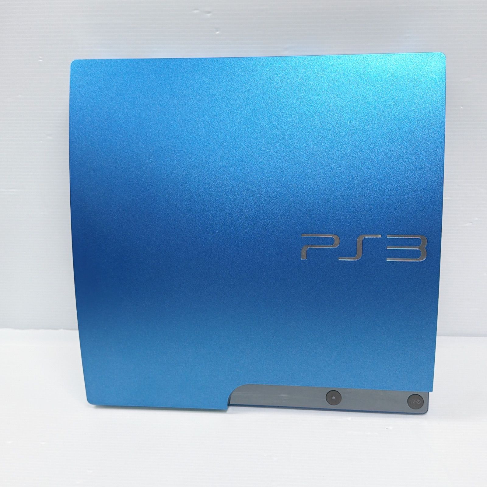 Sony PS3 Splash Blue 320GB Slim Console Boxed Controller Cables Bundle Tested