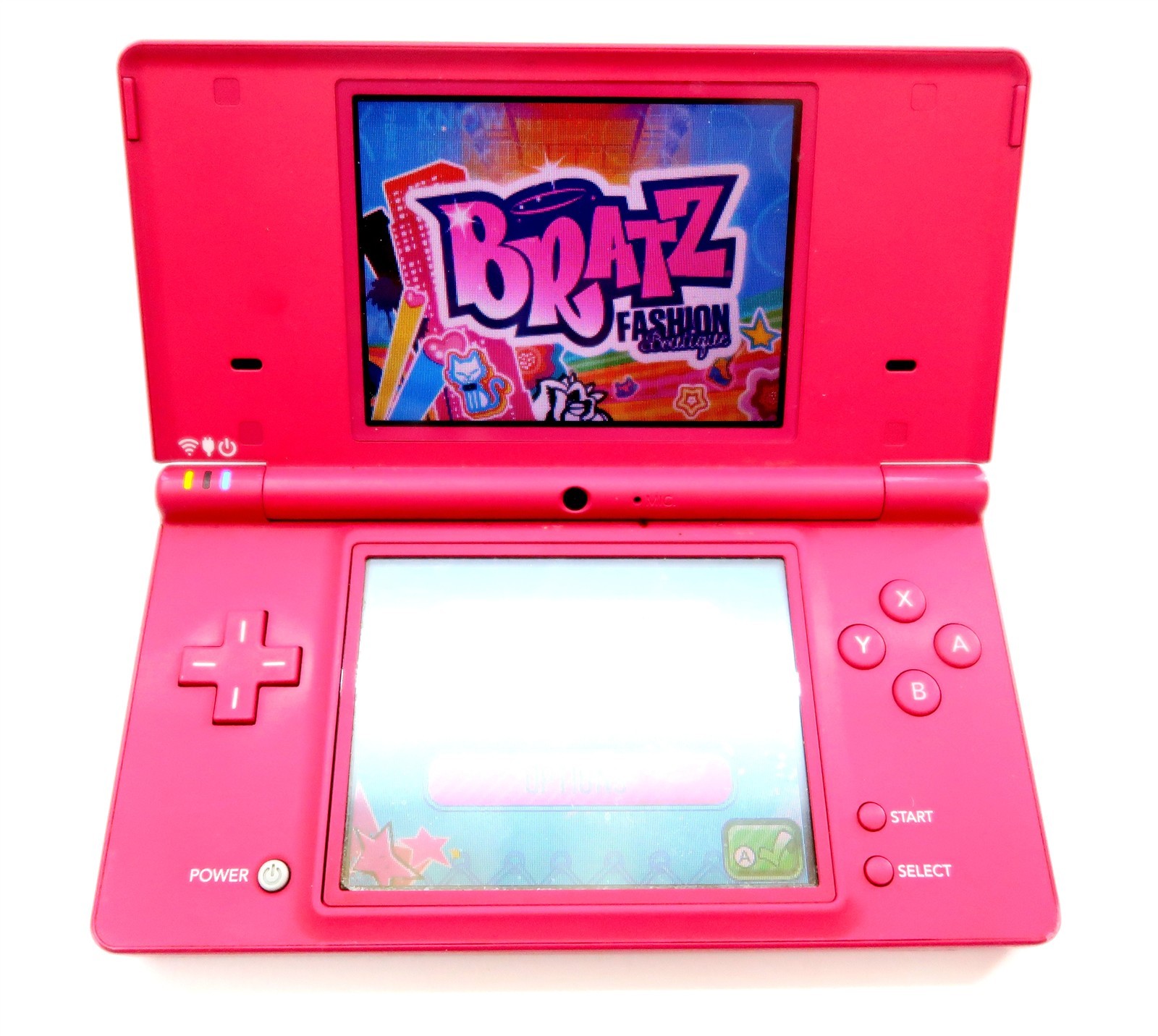 Nintendo PINK DSi TWL-001 Bundled With Original Box, 1 Game, New USB Charger