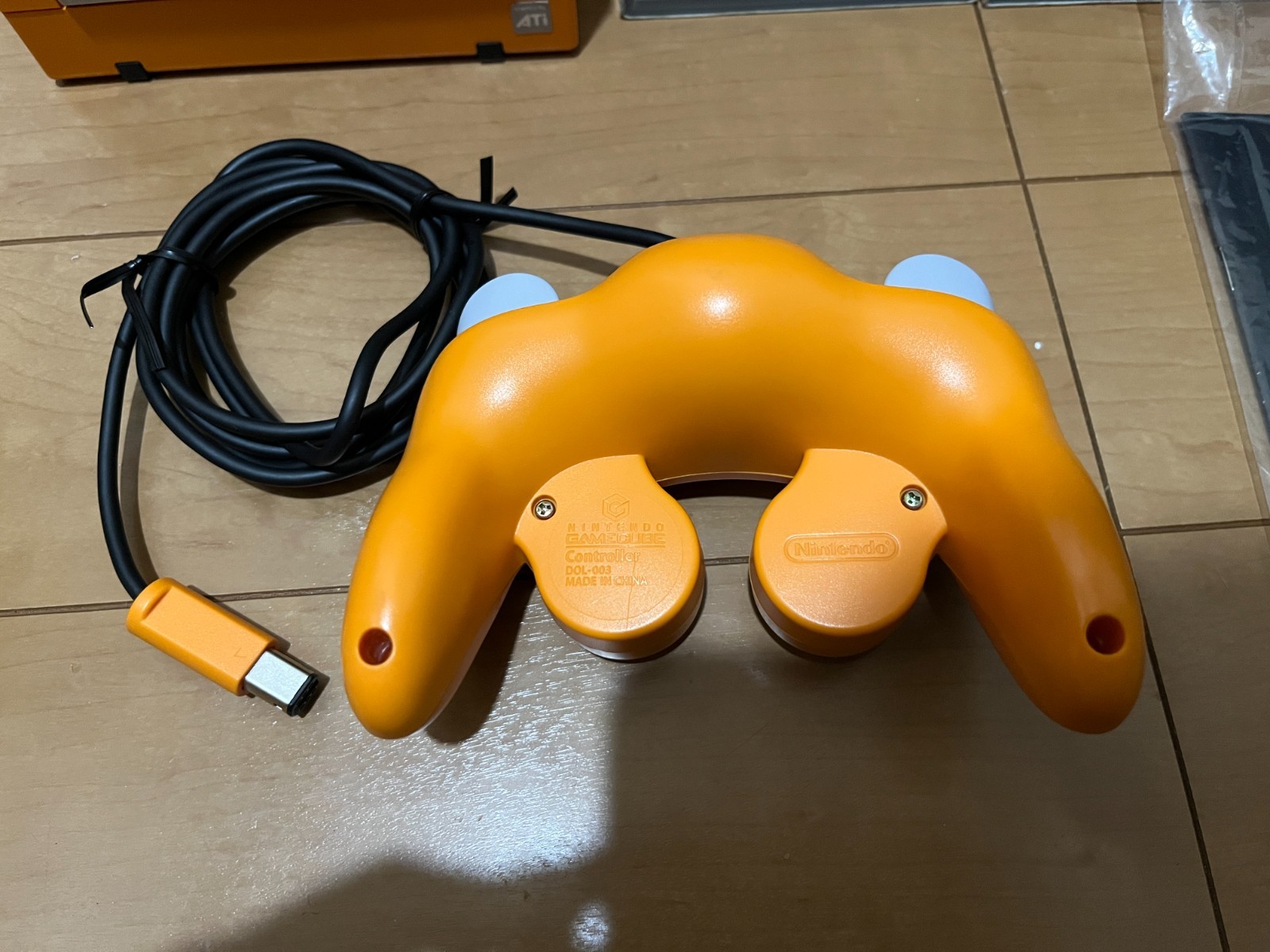 Nintendo GameCube Console & Controller Orange Color with BOX Japan 0320