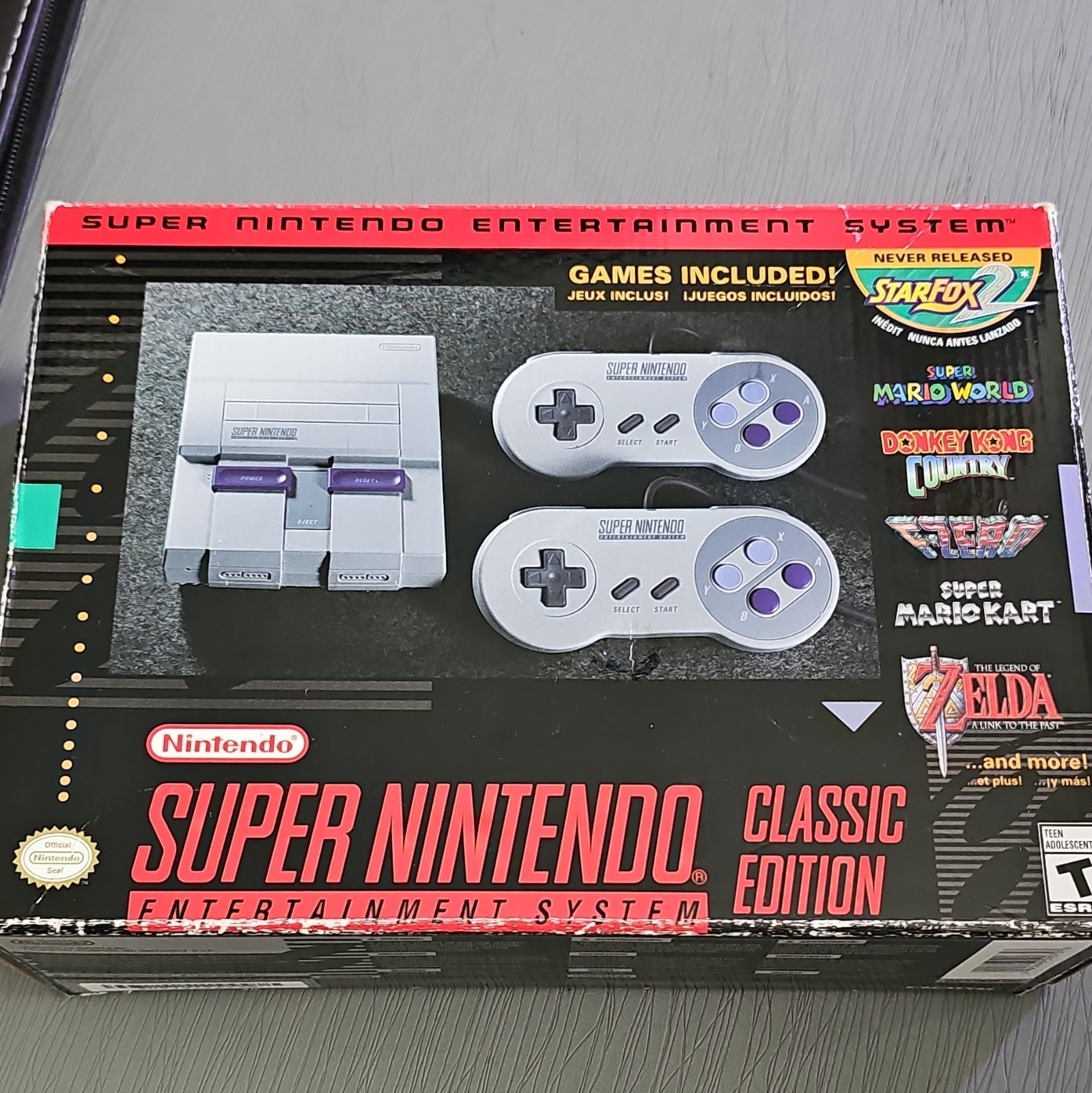 Nintendo Super NES Classic Edition Console, 2 Controllers, HDMI, 720p HD