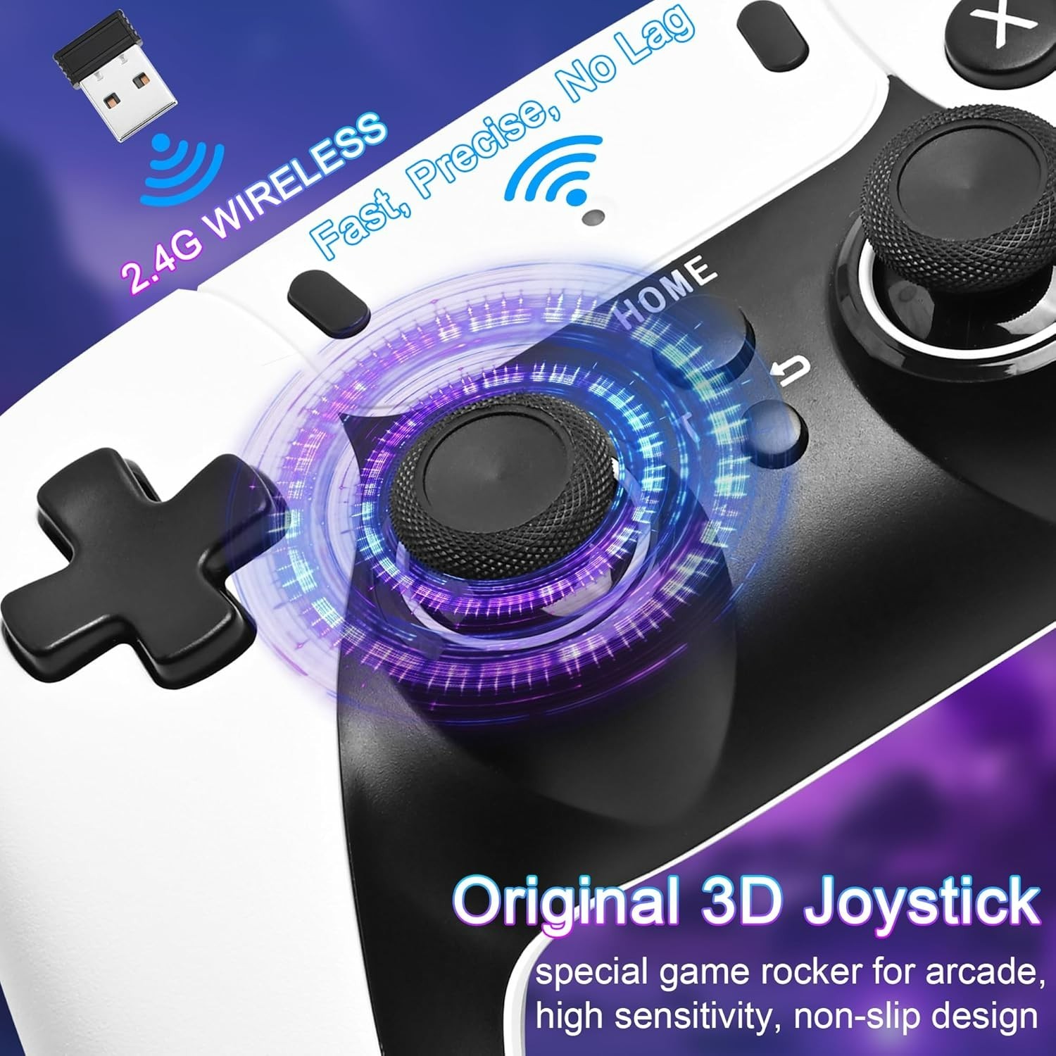Multiplayer Retro Game Console with 40,000+ Games & Dual Wireless Controllers