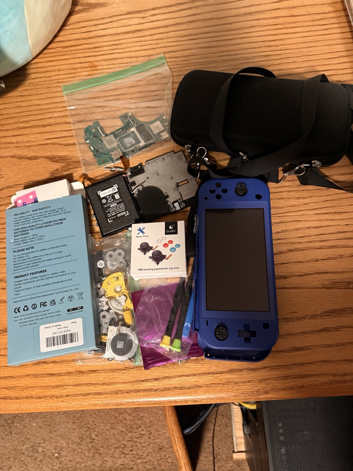 Nintendo Switch Lite Yellow Console Custom With Spare Parts And 1TB MicroSD Card