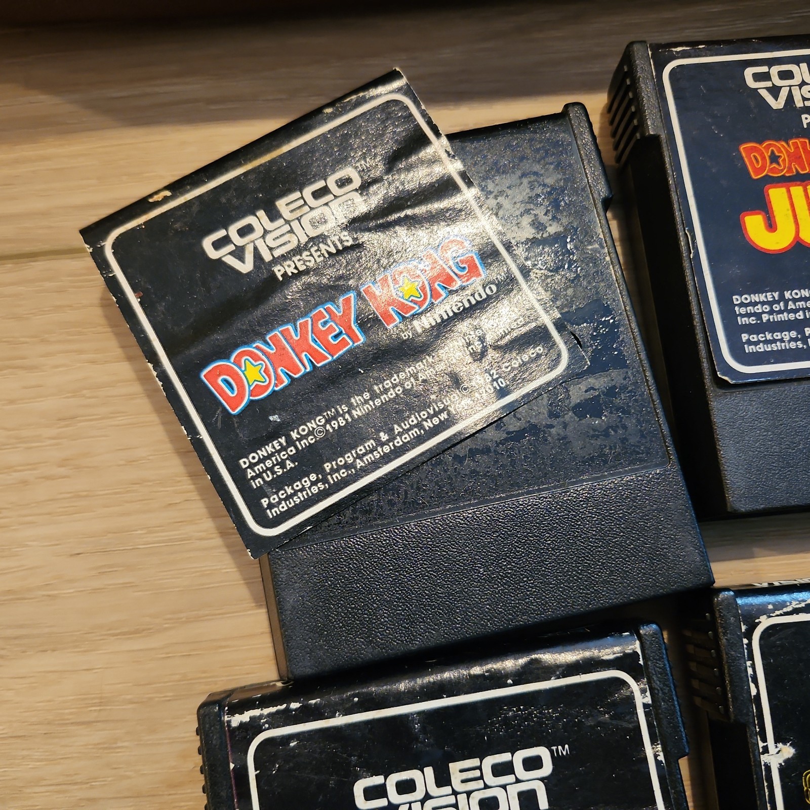 Coleco Vision ColecoVision Console – With Power Cord, Cover & 8 Games (Untested)