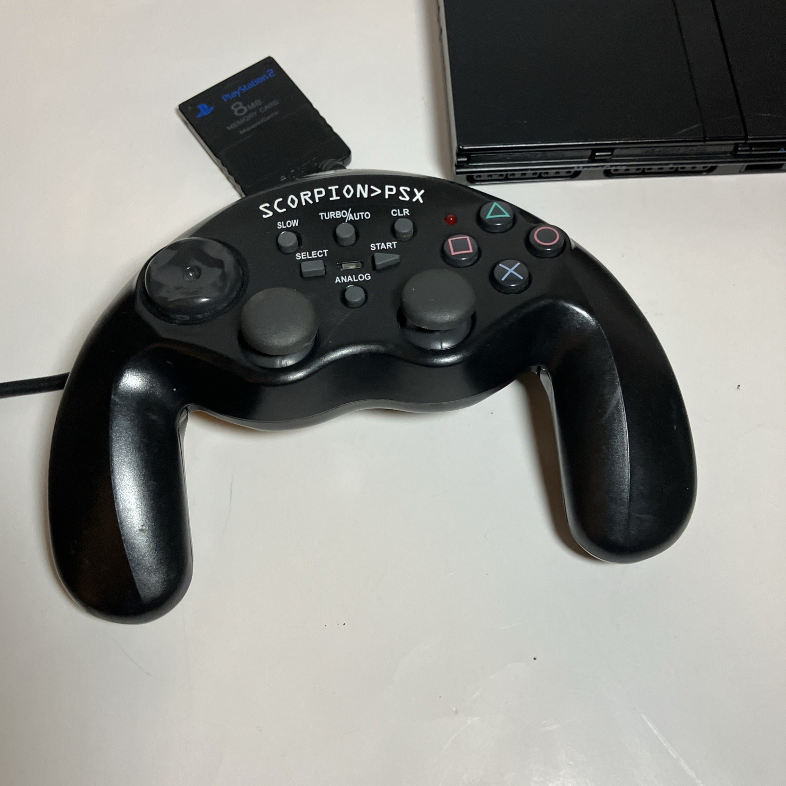 Sony PlayStation Slim 2 Controllers 1 Remote + Cables 7 Games (1)