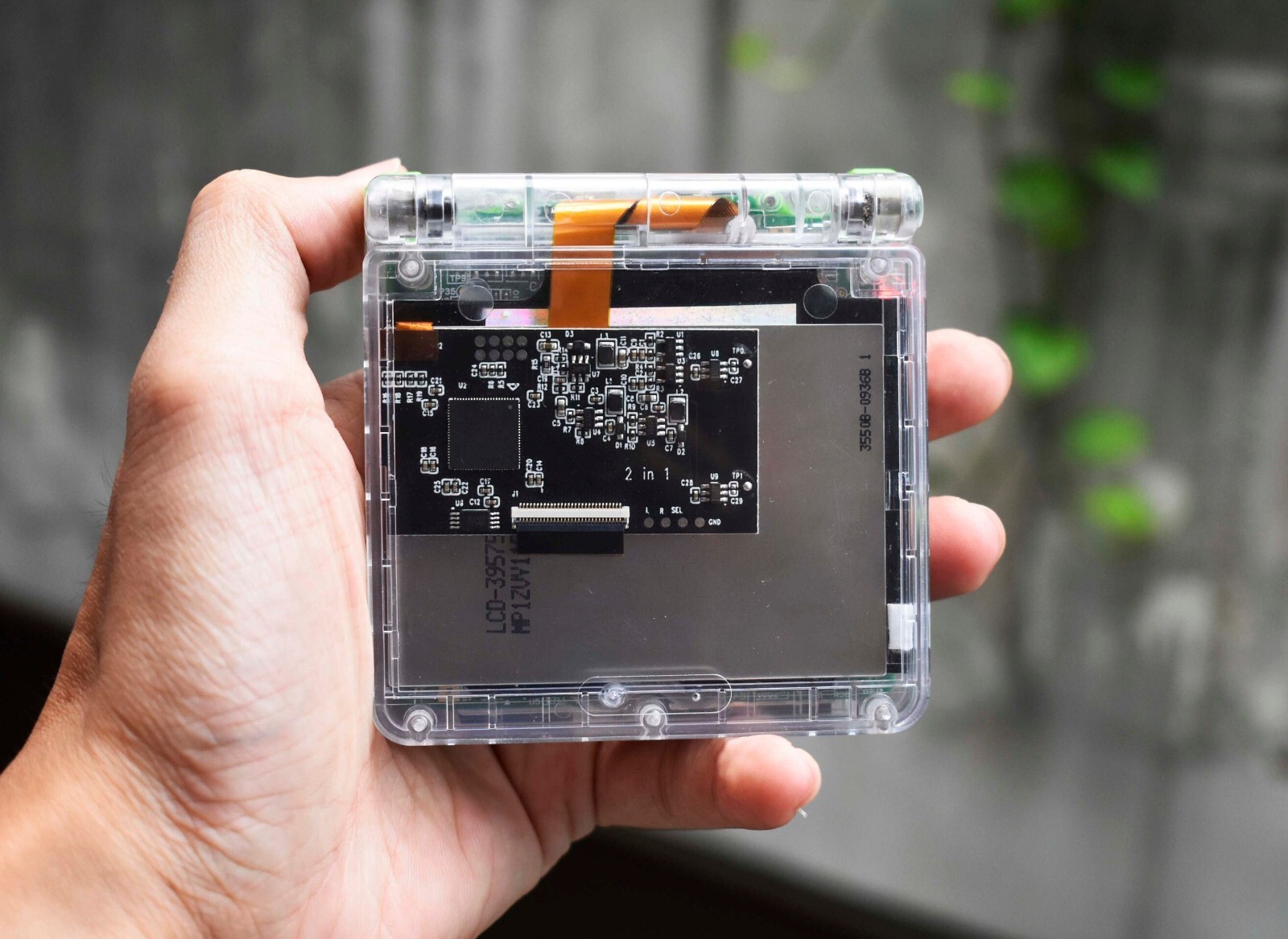 Backlit IPS LCD GBAsp Mod Nintendo Gameboy Advance SP Mirror Clear