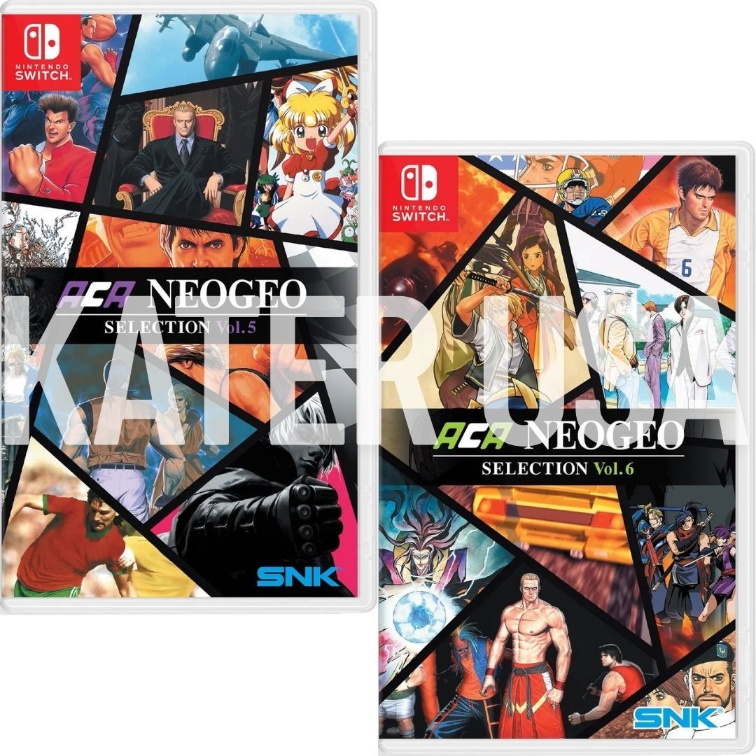 ACA NEOGEO Selection Vol. 5 + Vol. 6 Switch New Game Bundle Special [2025 Misc]