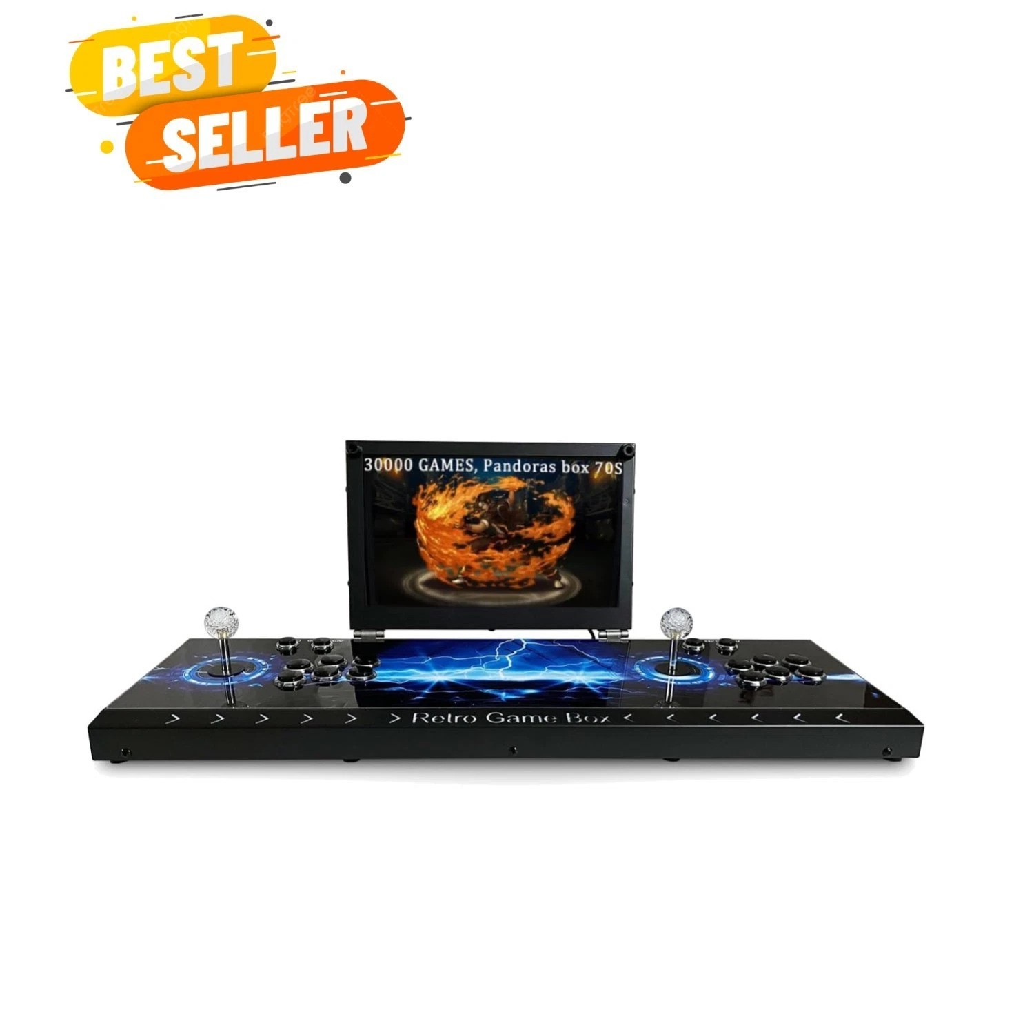 35000 in 1 Portable Arcade Game Console 14-inch HD Screen Dual Players Pandor…