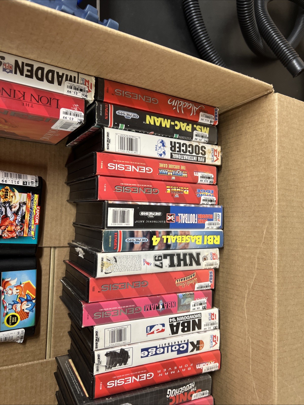 Sega Genesis 1 Console System Bundle (1602) + Original Box, AC Power & Much More