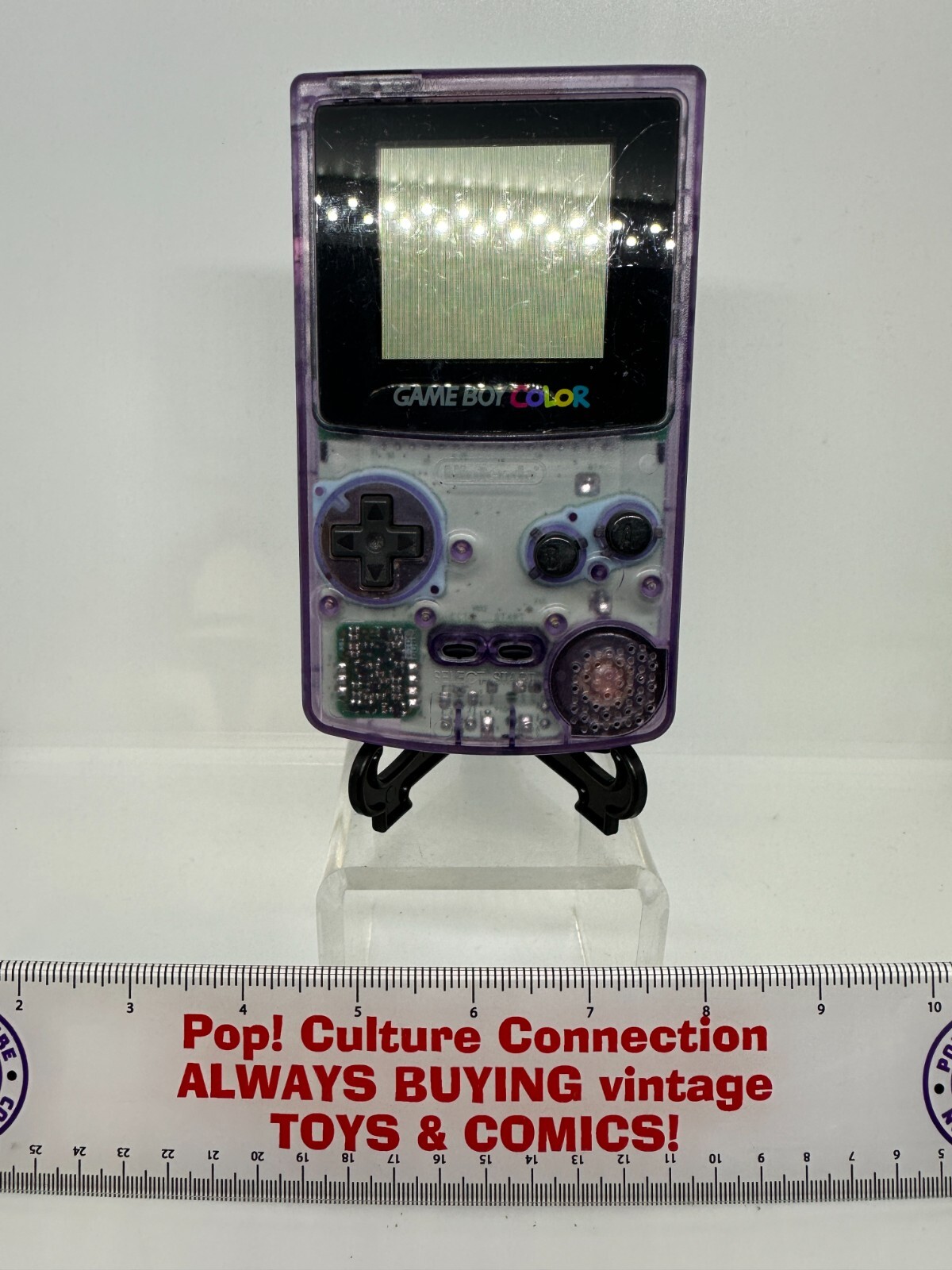 1998 Nintendo Game Boy Color Atomic Purple System CGB-001 Tested Works Inv-0947