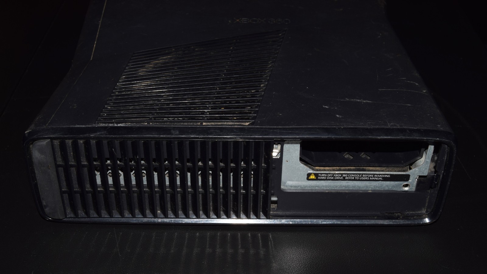 Microsoft Xbox 360 S Slim Black Console – Console Only – Tested and Working