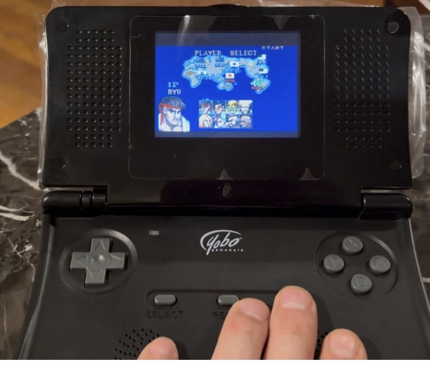 SNES YOBO Charcoal FC 16 GO Handheld & Wireless Home System for Super Nintendo