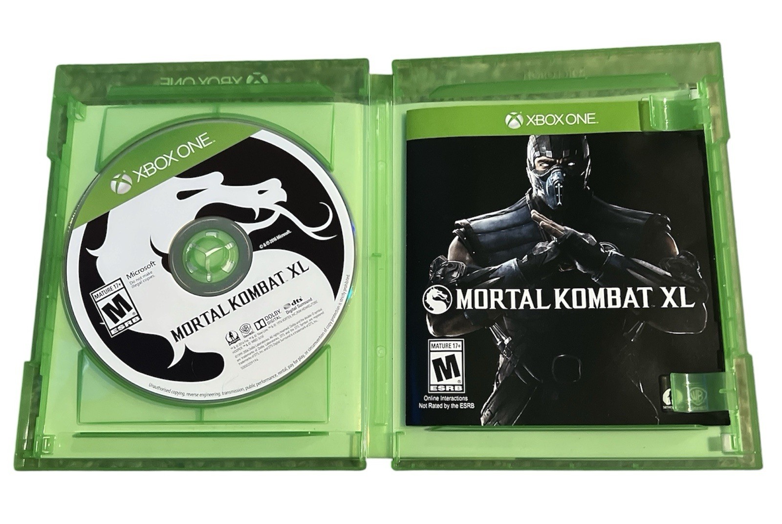 Microsoft Xbox One 500GB Console Gaming System Black 1540 & Mortal Kombat XL