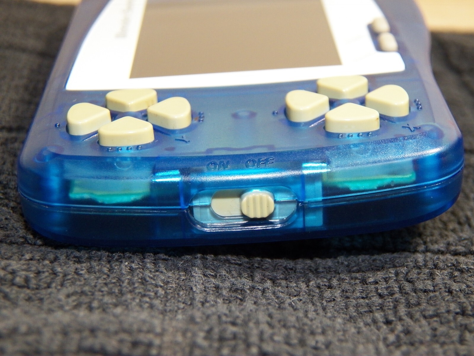 WonderSwan Handheld Console Skeleton Blue SW-001 in Box w Manual Japan Import