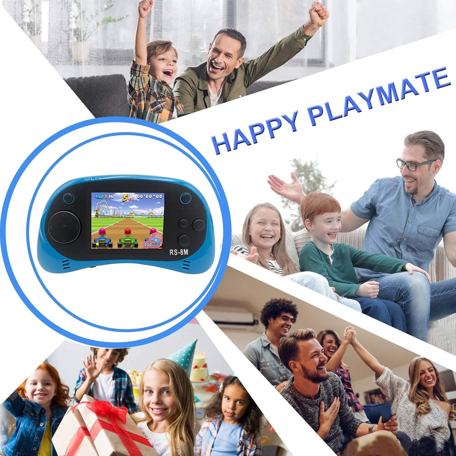 Rechargeable Mini Video Game Player for Kids – 220 Educational Games Included