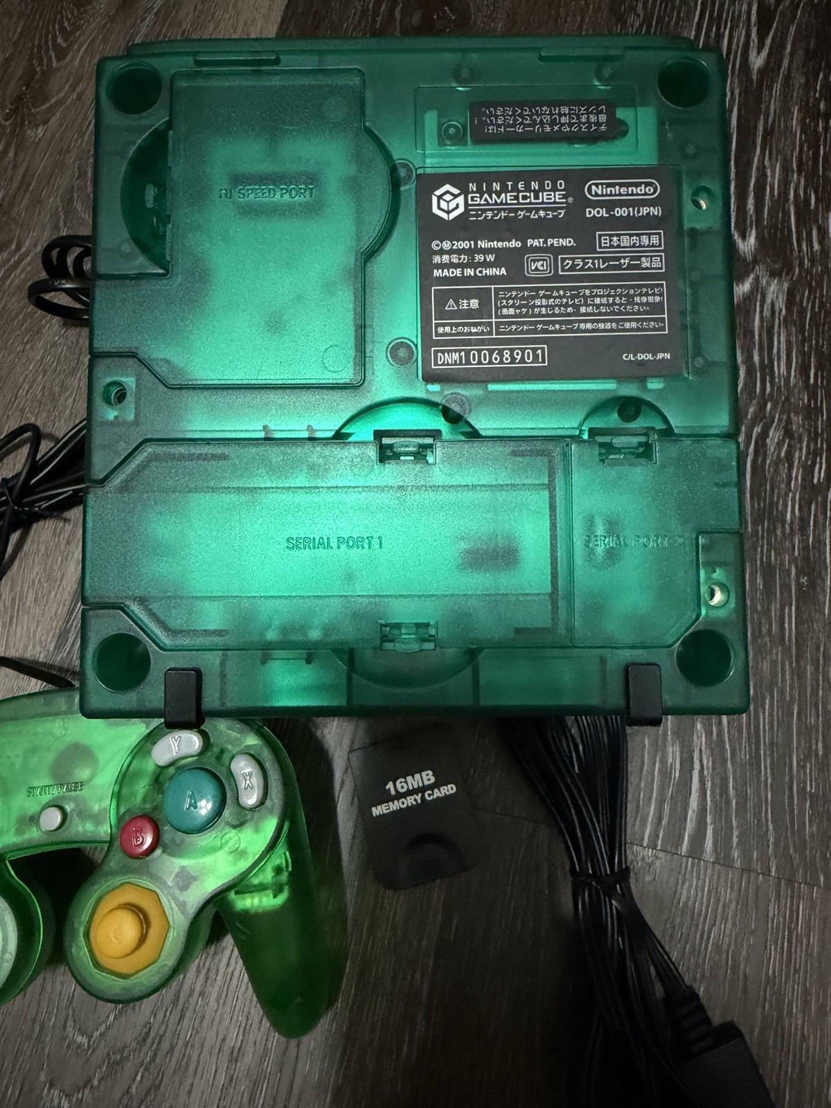 🔥 Nintendo GameCube – Translucent Emerald Green , Recapped, Bundle ‼️