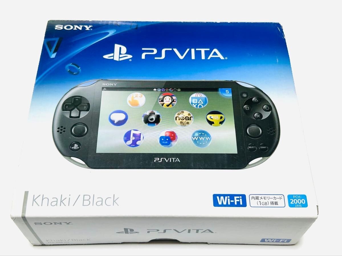 PlayStation Vita Wi-Fi Model Khaki Black PCH-2000 ZA 16 Japan