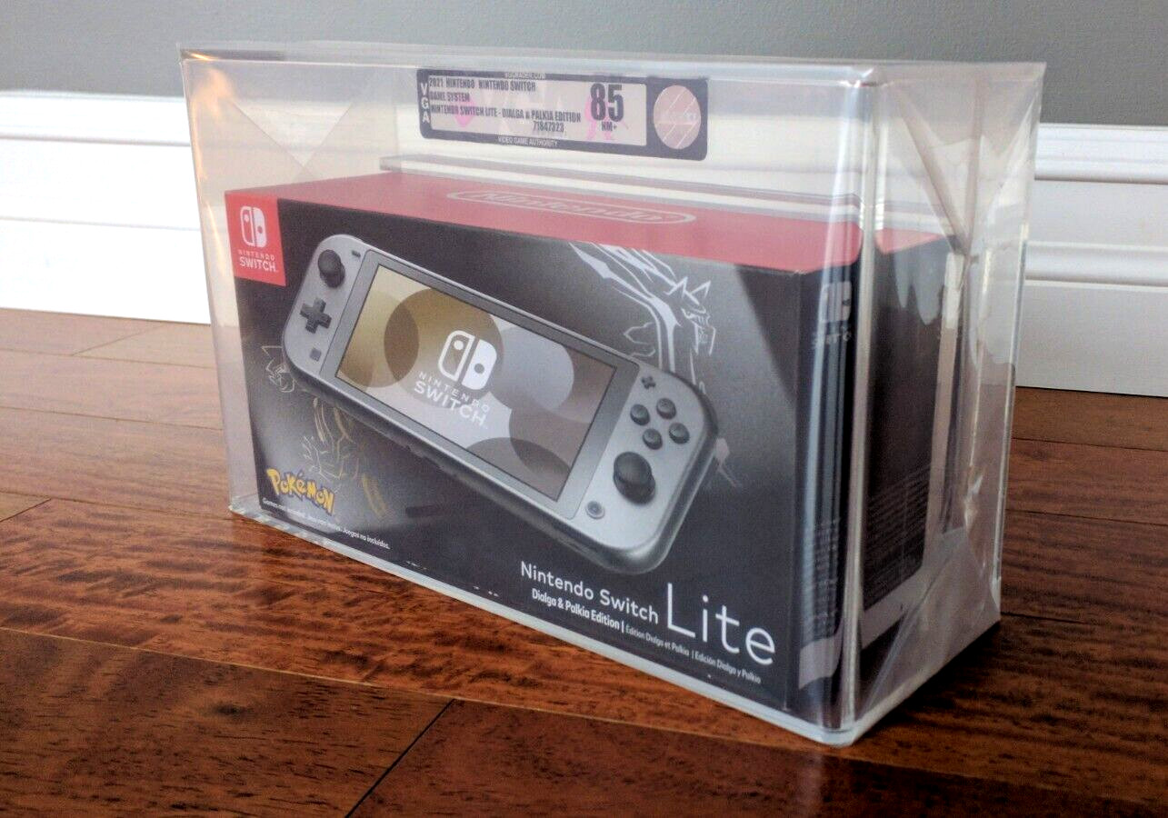 New✹ NINTENDO SWITCH LITE DIALGA & PALKIA Pokemon Console VGA 85 GRADED PSA WATA