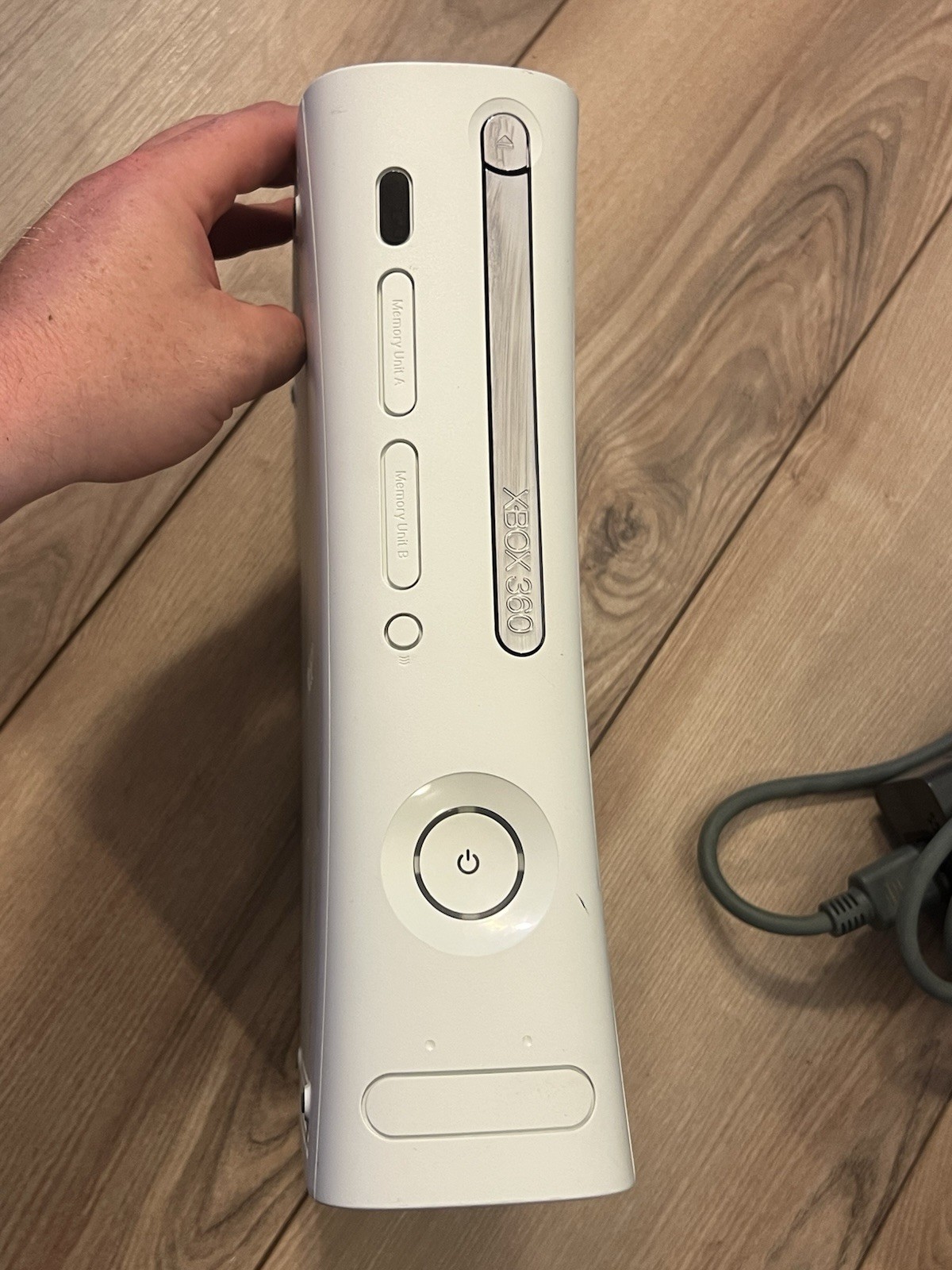 Xbox 360 Fat Console Bundle 20GB HDD 15 Games Controller Tested Works White