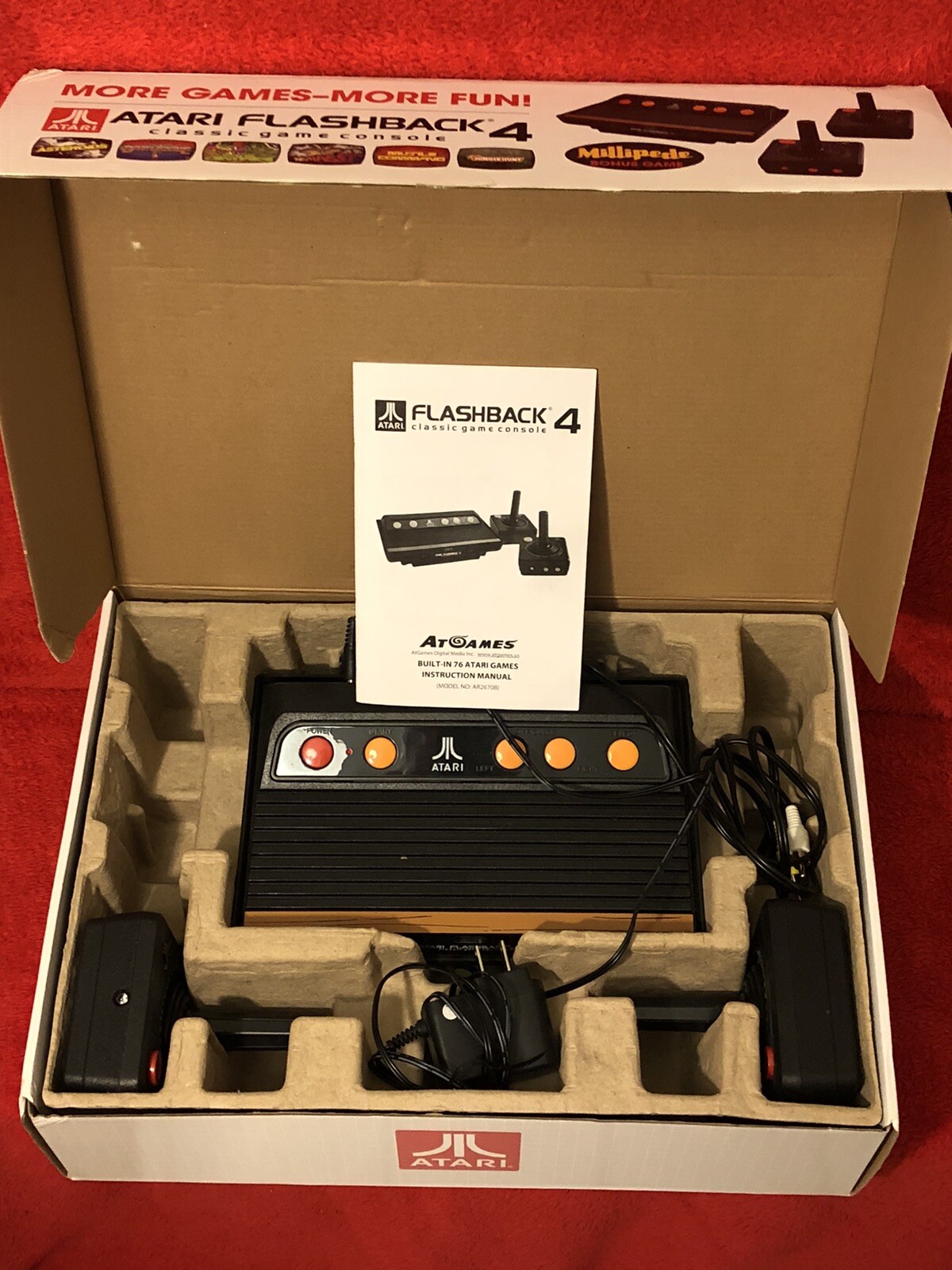 ATARI FLASHBACK 4 Classic Game Console Special Edition ~ 76 Built-in Games