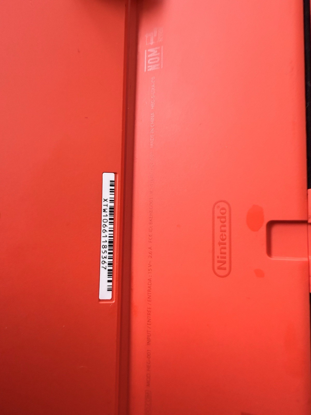 Nintendo Switch OLED Mario Red Edition Console Complete in Box CIB Tested